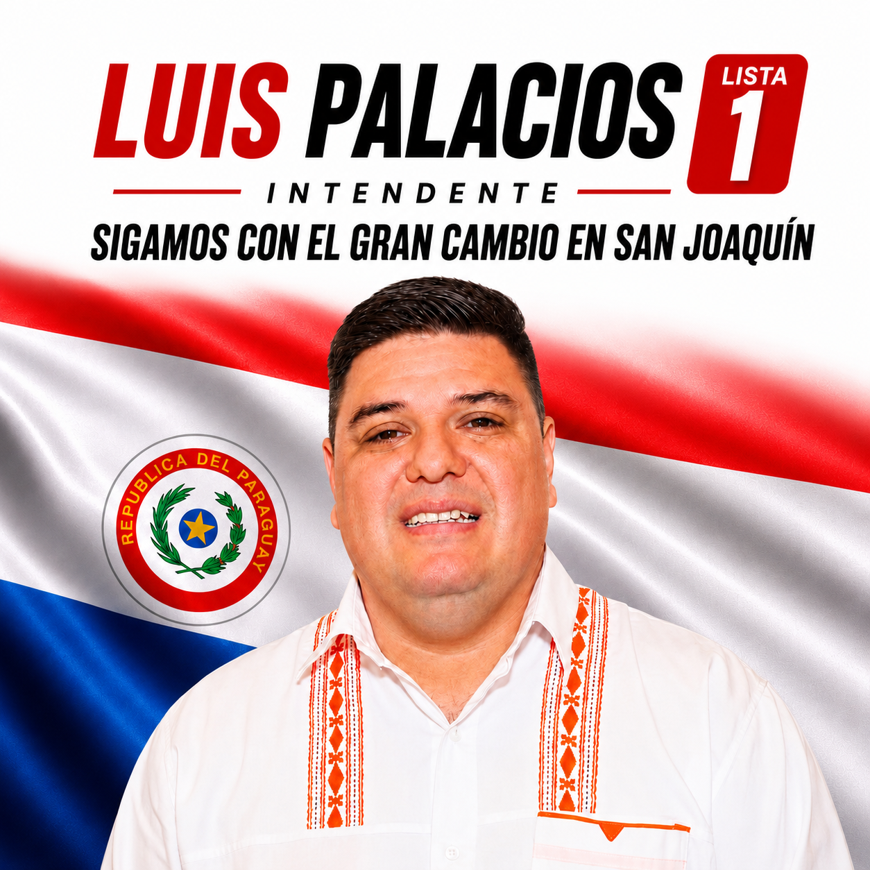 Flyer de Luis Palacios